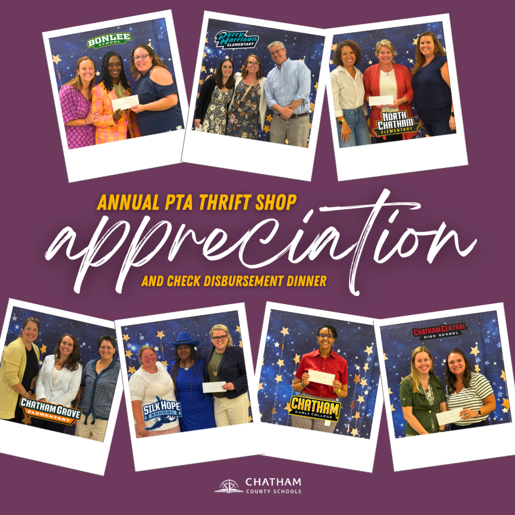 PTA THRIFT STORE CHECK DISBURSEMENT DINNER