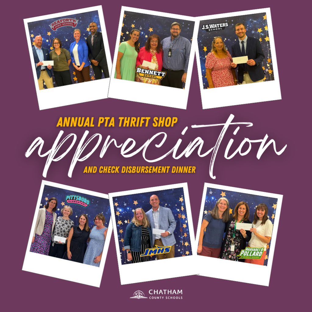 PTA THRIFT STORE CHECK DISBURSEMENT DINNER