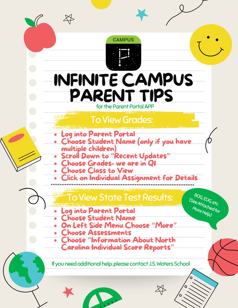 Checking Grades & Individual Student Reports in Infinite Campus