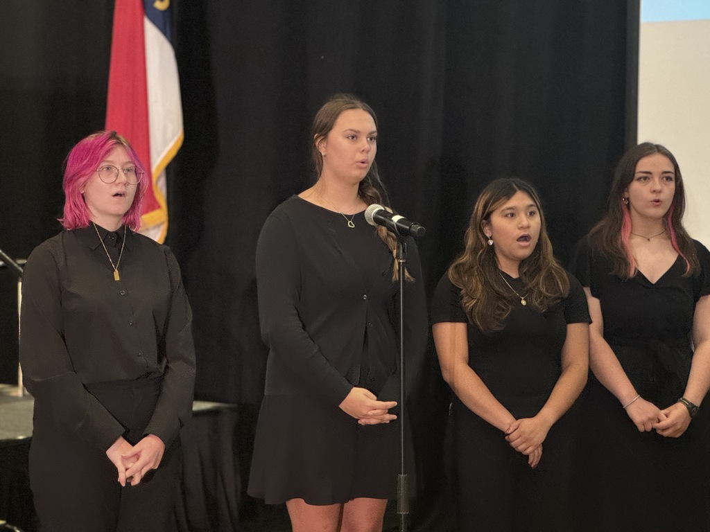 We’re so proud of Northwood High School’s a cappella group, Pitch Please, for their outstanding performance at the 2026 A. Craig Phillips Superintendent of the Year Award Ceremony in Greensboro! Their harmonies, energy, and stage presence wowed the audience and represented Chatham County Schools with excellence and pride. Congratulations to these talented Chargers and their director for making music that inspires! 🎤✨ #OneChatham #ElevateChatham