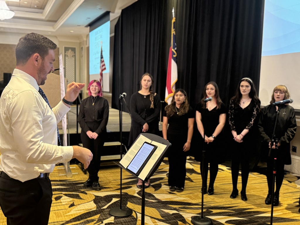 We’re so proud of Northwood High School’s a cappella group, Pitch Please, for their outstanding performance at the 2026 A. Craig Phillips Superintendent of the Year Award Ceremony in Greensboro! Their harmonies, energy, and stage presence wowed the audience and represented Chatham County Schools with excellence and pride. Congratulations to these talented Chargers and their director for making music that inspires! 🎤✨ #OneChatham #ElevateChatham