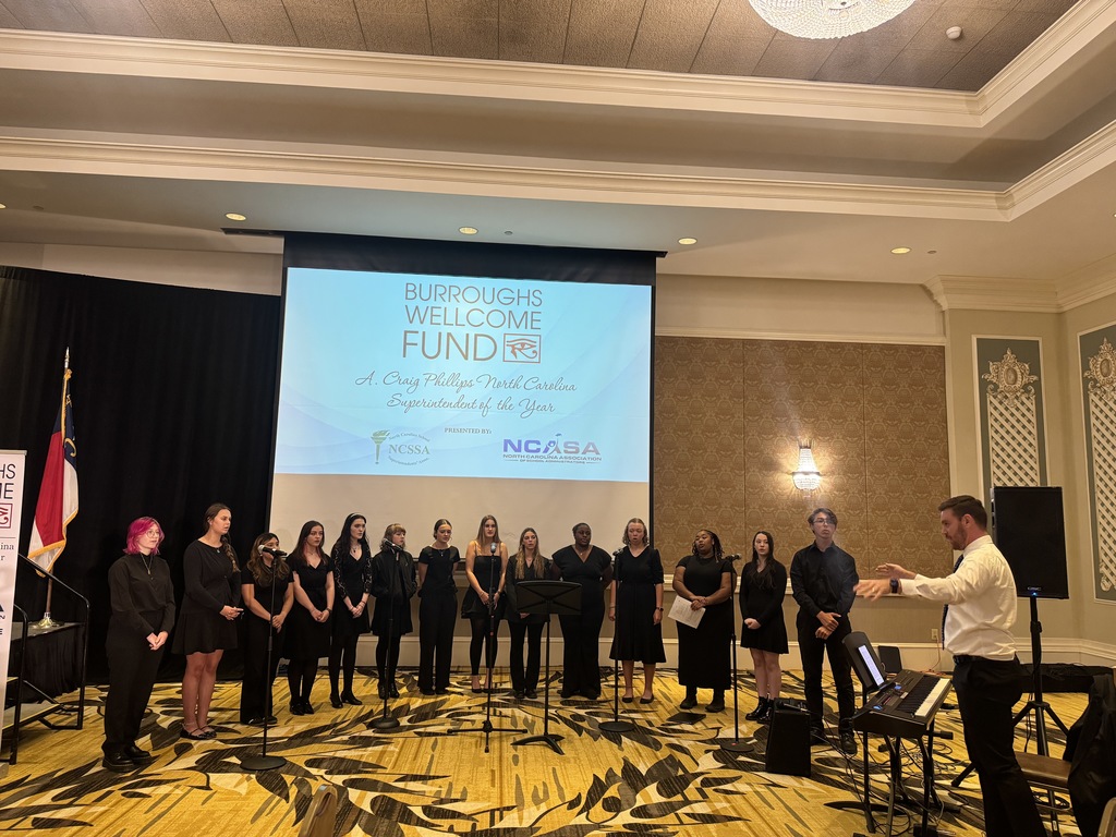 We’re so proud of Northwood High School’s a cappella group, Pitch Please, for their outstanding performance at the 2026 A. Craig Phillips Superintendent of the Year Award Ceremony in Greensboro! Their harmonies, energy, and stage presence wowed the audience and represented Chatham County Schools with excellence and pride. Congratulations to these talented Chargers and their director for making music that inspires! 🎤✨ #OneChatham #ElevateChatham