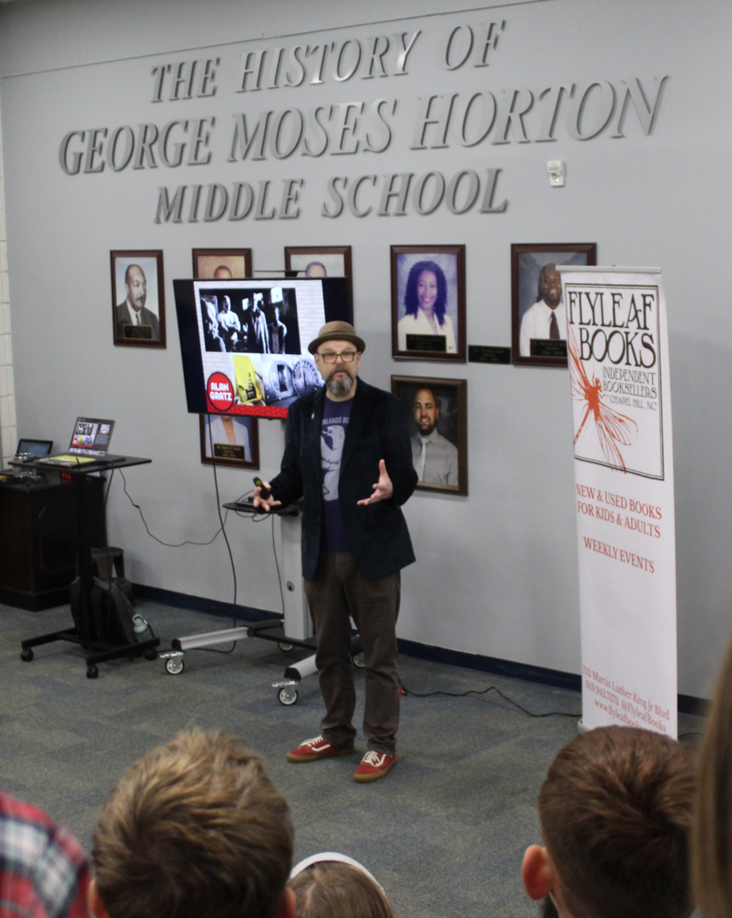 Alan Gratz speaking