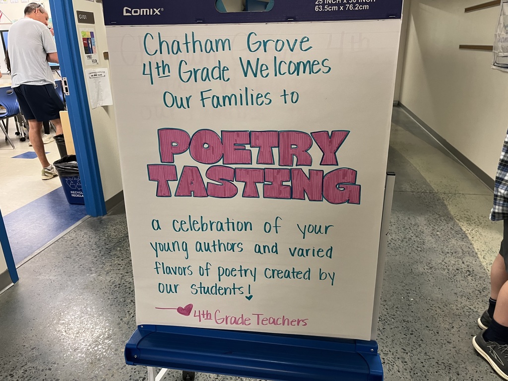 4th Grade Poetry Tasting