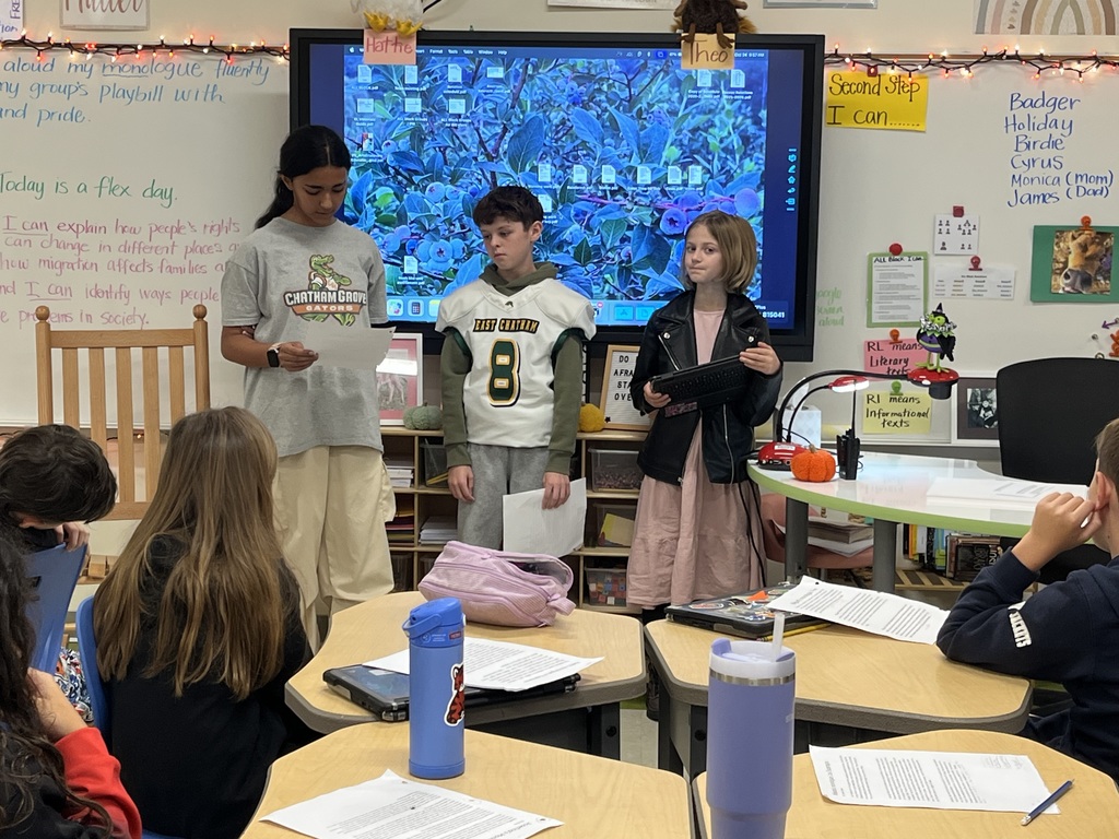 5th Grade Monologues