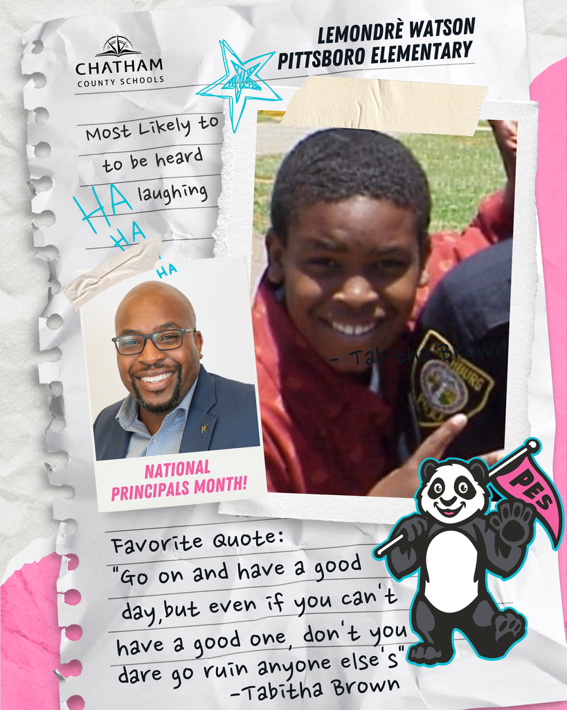 2025 PRINCIPALS Month Lemondre Watson