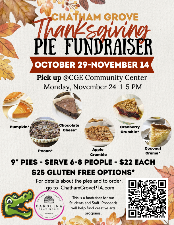 PTA Thanksgiving Pie
