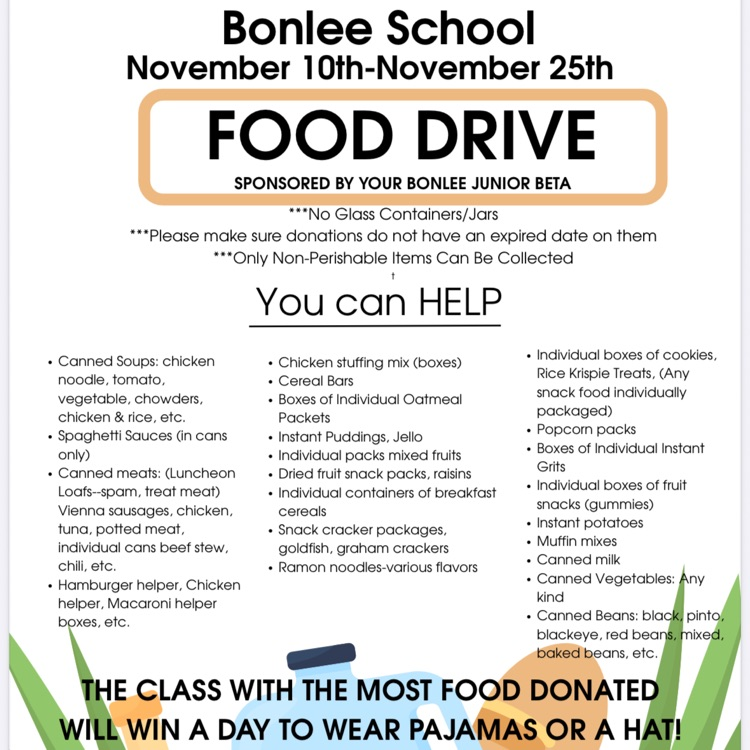 Beta Food drive