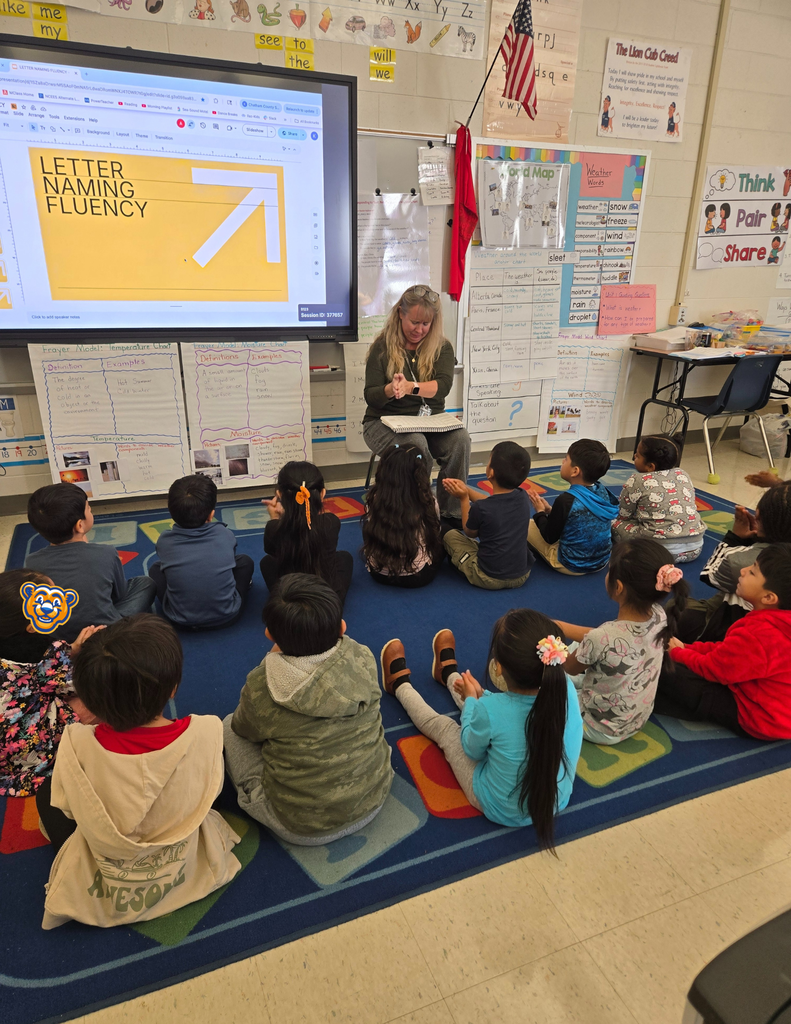 Kindergarten students learning