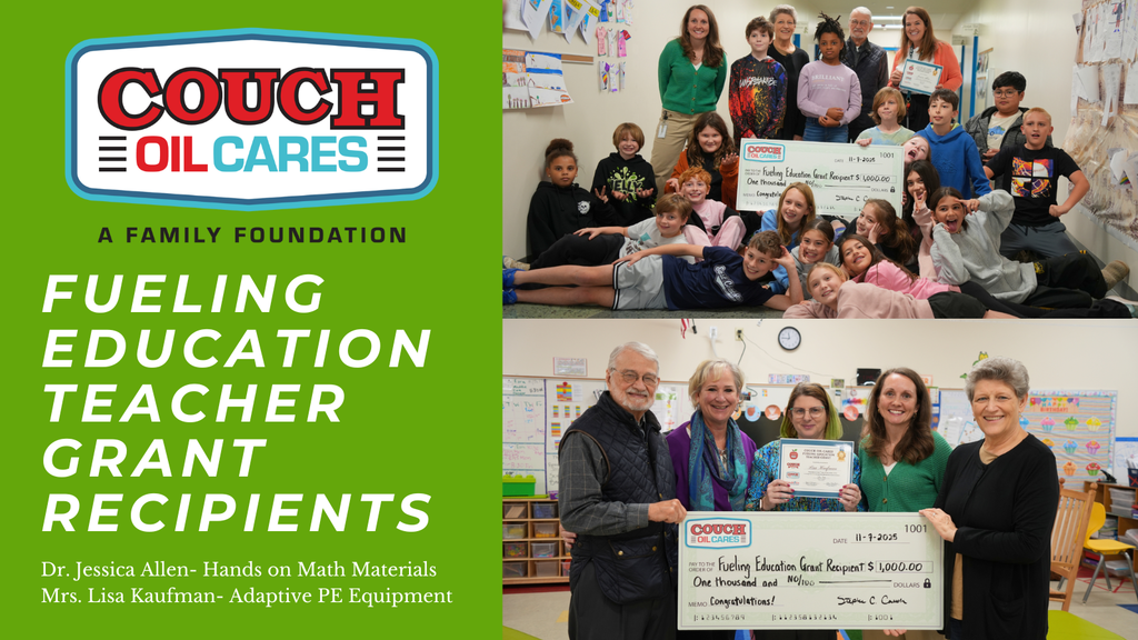 Couch Oil Cares Fueling Education Teacher Grant