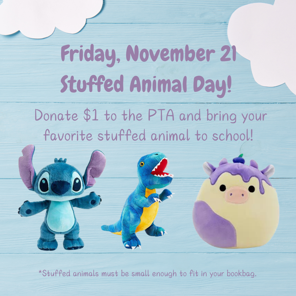 Stuffed Animal Day - November 21
