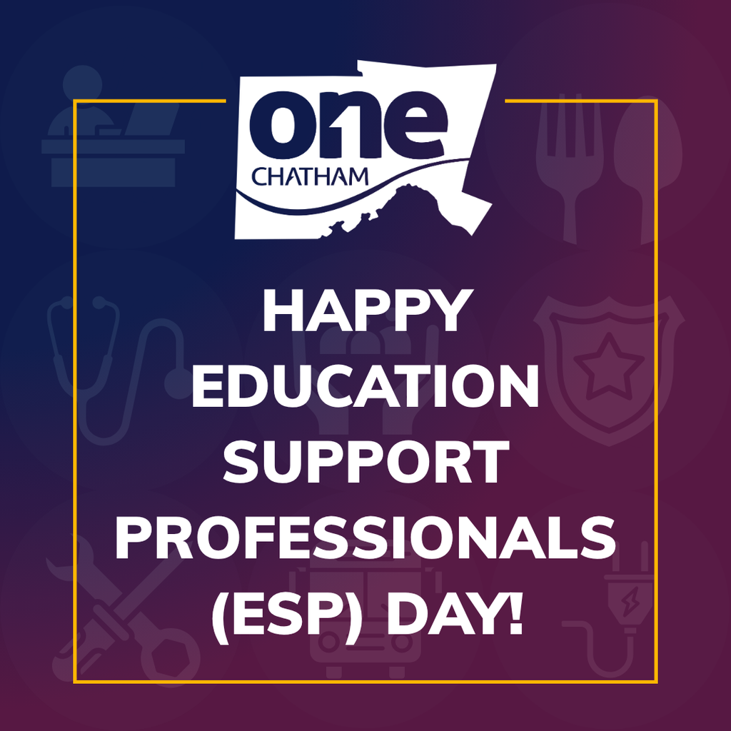 It’s ESP Day! Thank you to all the education support professionals who keep our schools running smoothly ❤️   #OneChatham #ElevateChatham #WeLoveOurESPs #AEW2025