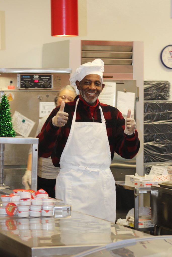 Today, students and staff at George Moses Horton Middle School got a special surprise, Superintendent Dr. Anthony Jackson stopped by to serve the Holiday Feast Day lunch!  With a smile (and a serving spoon), Dr. Jackson jumped right in to help celebrate the season of gratitude with our school community. Moments like these remind us that leadership is about showing up, especially when there's turkey and joy to share. 💙  #OneChatham #Elevate Chatham