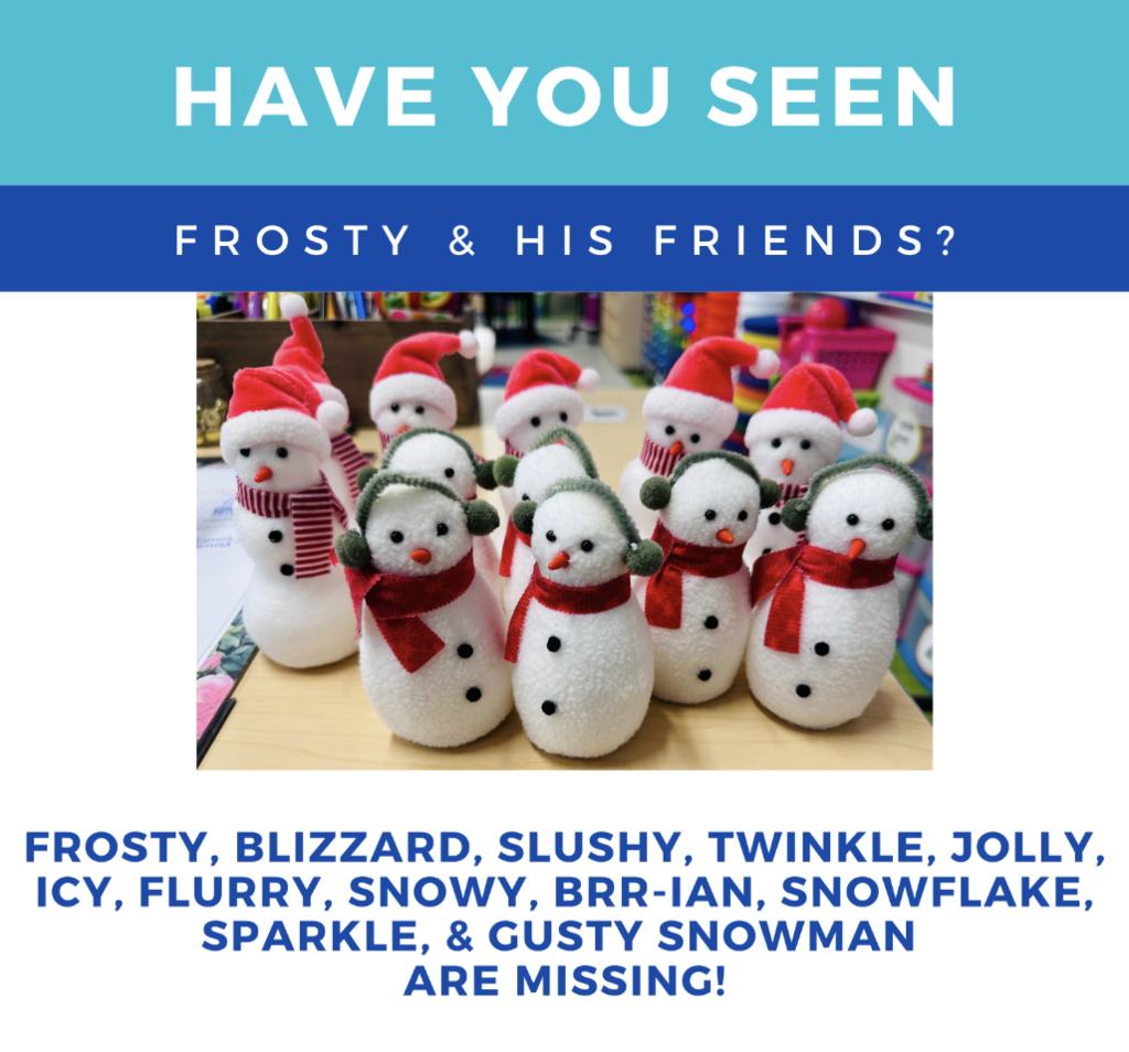 Snowman Scavenger Hunt