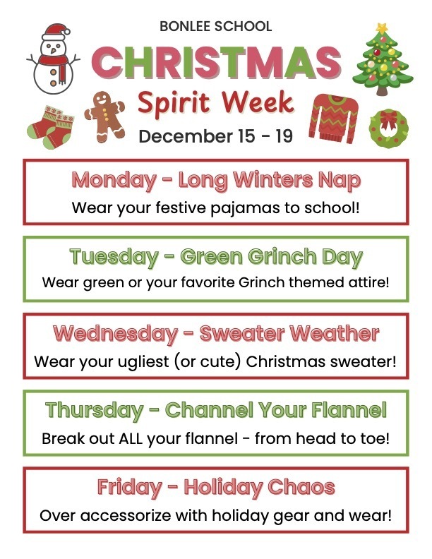 Christmas spirit week