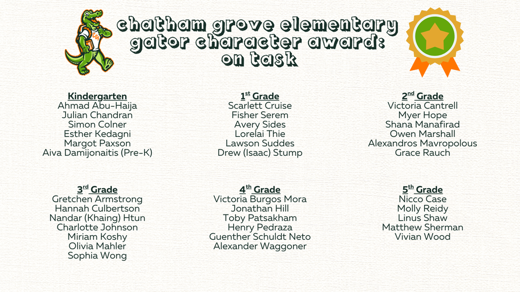 Gator Character Award