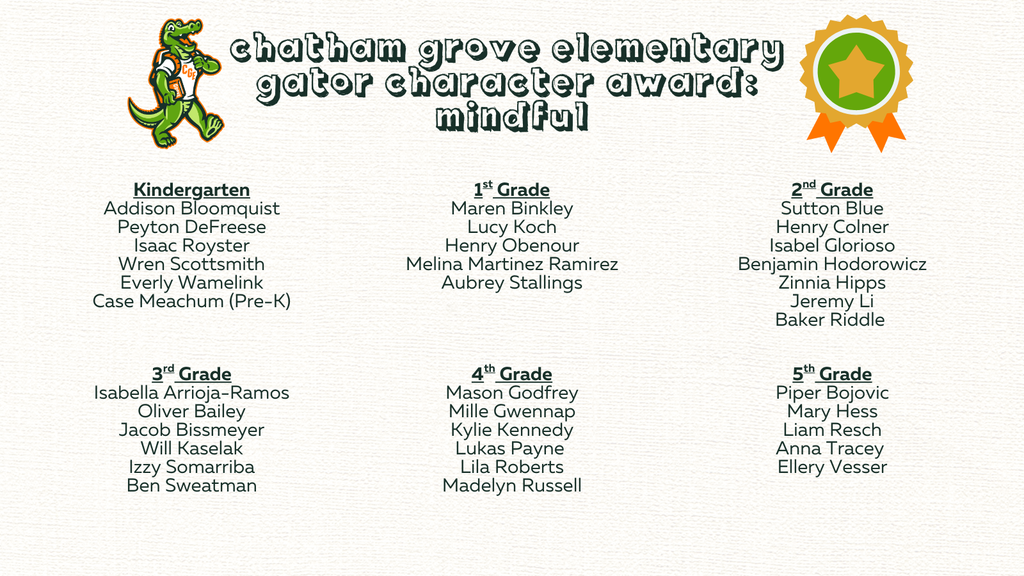 Gator Character Award