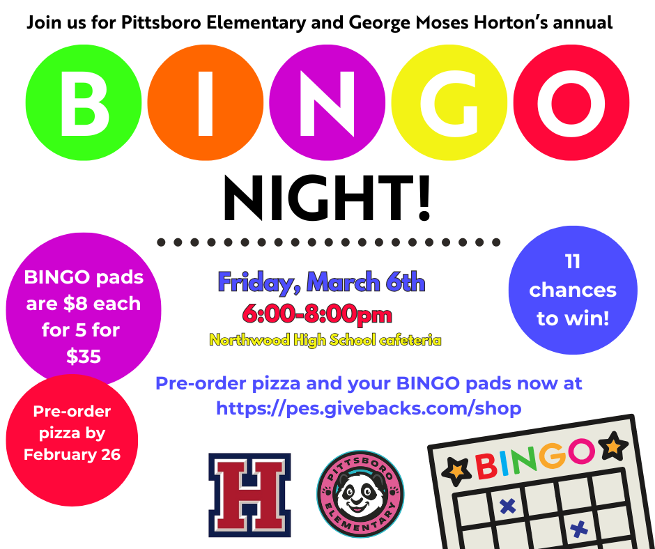Bingo Night: March 6th