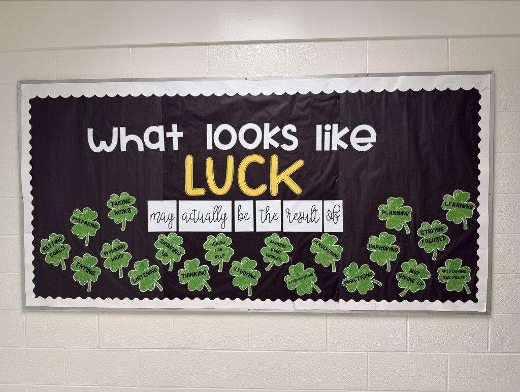 March bulletin board