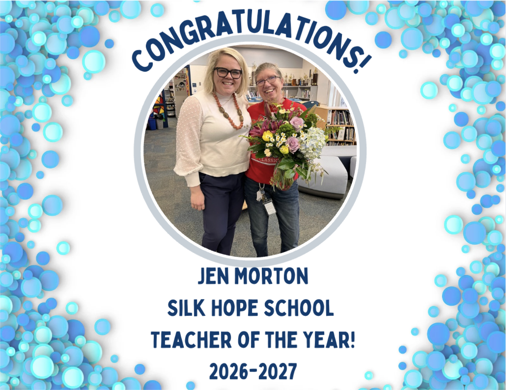 Congratulations to Jen Morton, our Teacher of the Year for 2026-2027