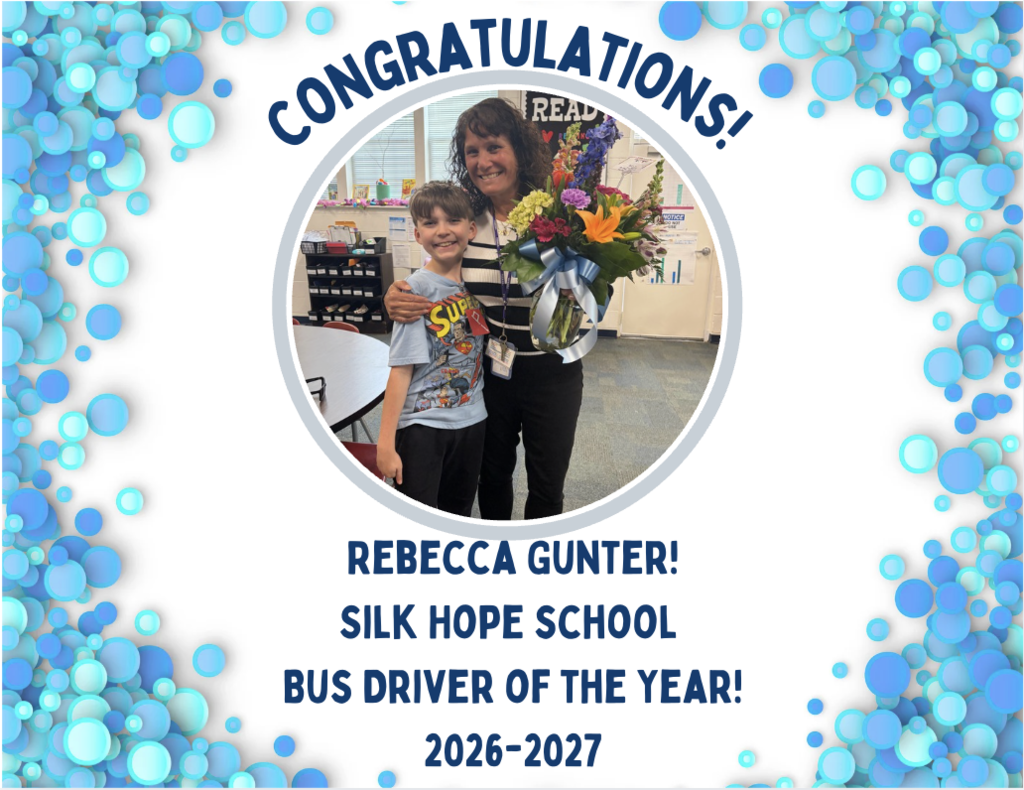 Congratulations to Rebecca Gunter, our Bus Driver of the Year!