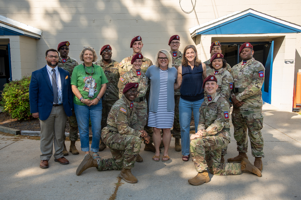 This week, Silk Hope School students, staff, and community members were treated to an incredible performance by the 82nd Airborne Division Choir, filling the school with powerful vocals and energy. It was a unique opportunity for our students to experience live music in such a meaningful and memorable way. We are so grateful to the 82nd Airborne Choir for sharing their time and talent with our school community. Your performance truly made an impact!  A special thank you to Ms. Wendy Pillars for helping make this experience possible for our students! #OneChatham