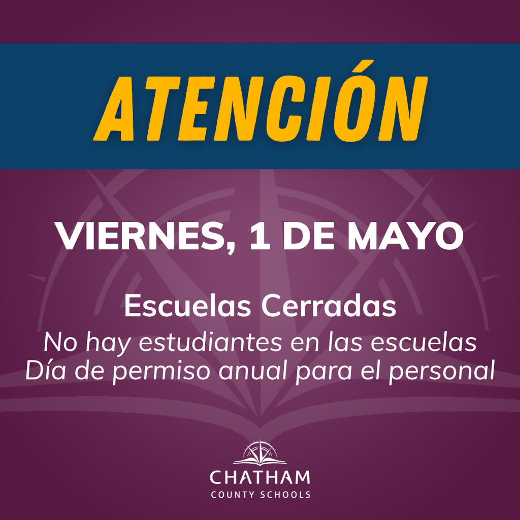 NO SCHOOL MAY 1