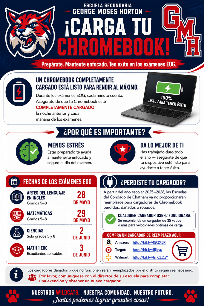Carga tu chromebook!