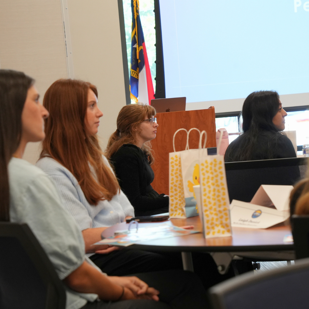 We’ve officially welcomed the newest members of the CCS family! 🎉  On Wednesday, nearly 100 new educators participated in our day-long New Employee Orientation at Central Services. Armed with their laptops, new district credentials, plenty of information (and a lot of excitement), this year’s cohort is gearing up to meet their students in less than TWO weeks!  During the afternoon, our newest employees also had the opportunity to connect with community partners and organizations during a vendor fair. We are grateful to the following partners for joining us and helping our new employees learn more about the resources, services, and support available to them:  • Equitable Advisors • Chatham County Association of Educators • Empower • Chatham Education Foundation • Horace Mann • Professional Educators of NC • United Way • Central Electric Membership Corporation • Value Teachers • Pierce Group  Our Beginning Teachers (BTs) returned for Day 2, where they received a special message from members of the Chatham County Retired Educators Association. These veteran educators shared words of wisdom, encouragement, and lessons learned from years in the classroom with our newest teachers as they prepare to begin their careers in education.  We are so grateful to our community partners and retired educators for helping us welcome and support the newest members of our team, and we couldn’t be more excited to see what our newest CCS educators will accomplish this year.  Welcome to Chatham County Schools! 💙 Here’s to a great start to the school year! #ONEChatham #ForwardTogether