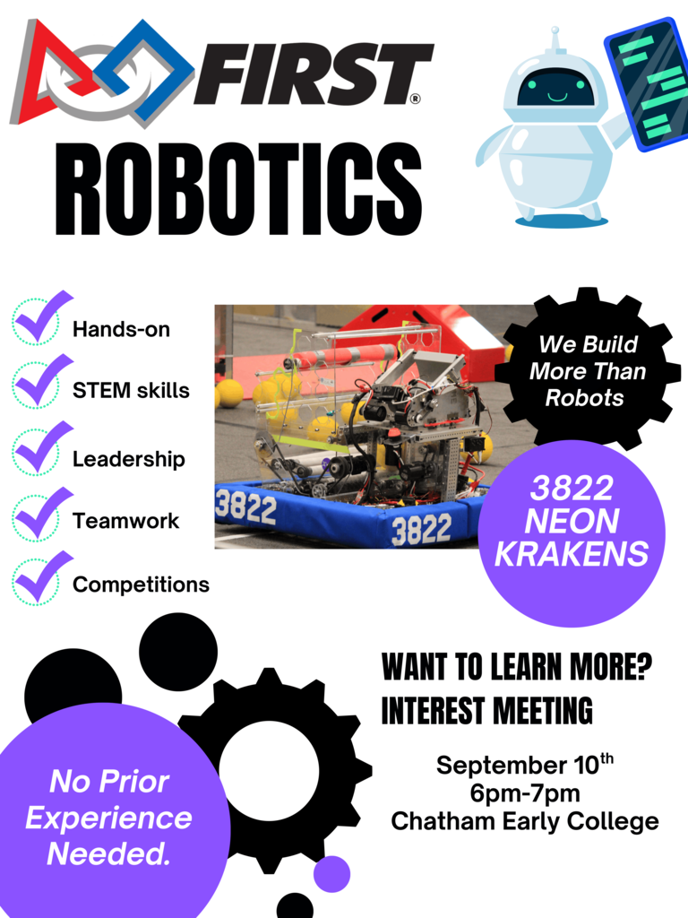 3822 NEON KRAKENS Robotics Team sept. 10 @ CEC