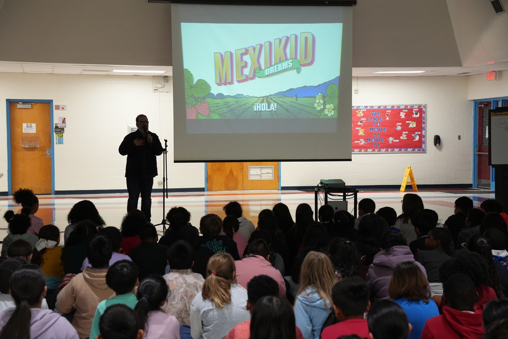 Virginia Cross Elementary and Siler City Elementary had a special guest today—Pedro Martín, author of Mexikid: A Memoir! 🇲🇽📚  Students got to hear about his memoir, learn how he became an author, and get a glimpse into the journey behind his stories. We love showing students that their own stories have the power to become something extraordinary! ✨  Thank you to McIntyre’s Books and the Chatham Education Foundation for making this visit possible!