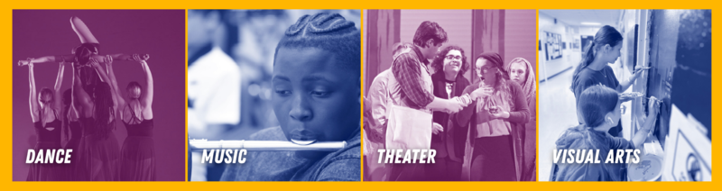 Dance, Music, Theater, Visual Arts