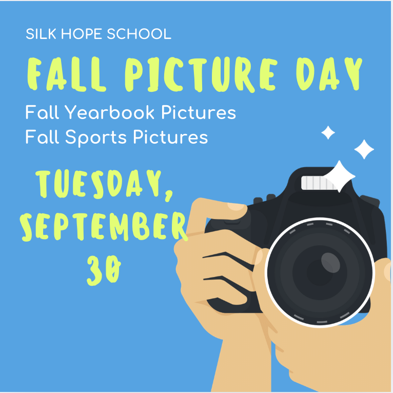 Fall Picture Day is on Tuesday, September 30. Picture information was sent home this past week. 