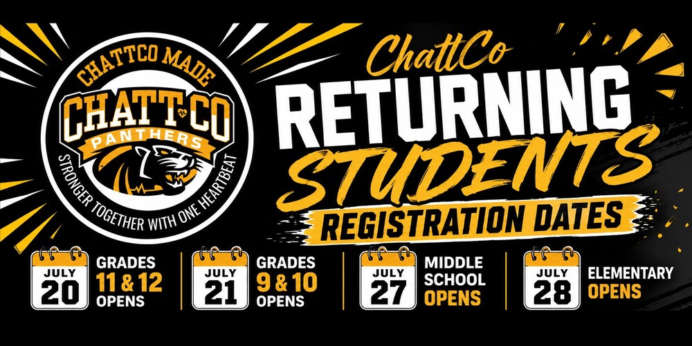 RETURNING STUDENTS MANDATORY REGISTRATION: GRADES 11 & 12: Opens July 20, 2026 GRADES 9 & 10: Opens July 21, 2026 MIDDLE SCHOOL: Opens July 27, 2026 ELEMENTARY: Opens July 28, 2026