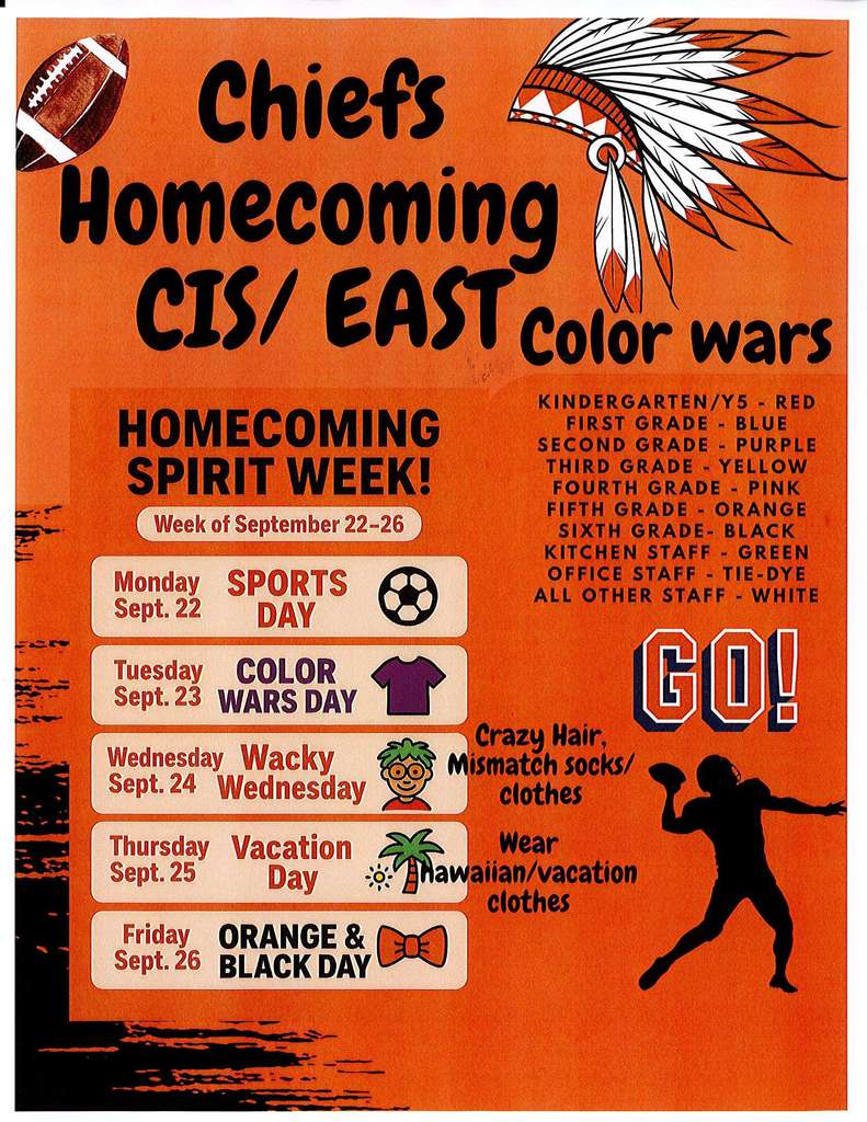 CIS/East Homecoming Spirit Week!