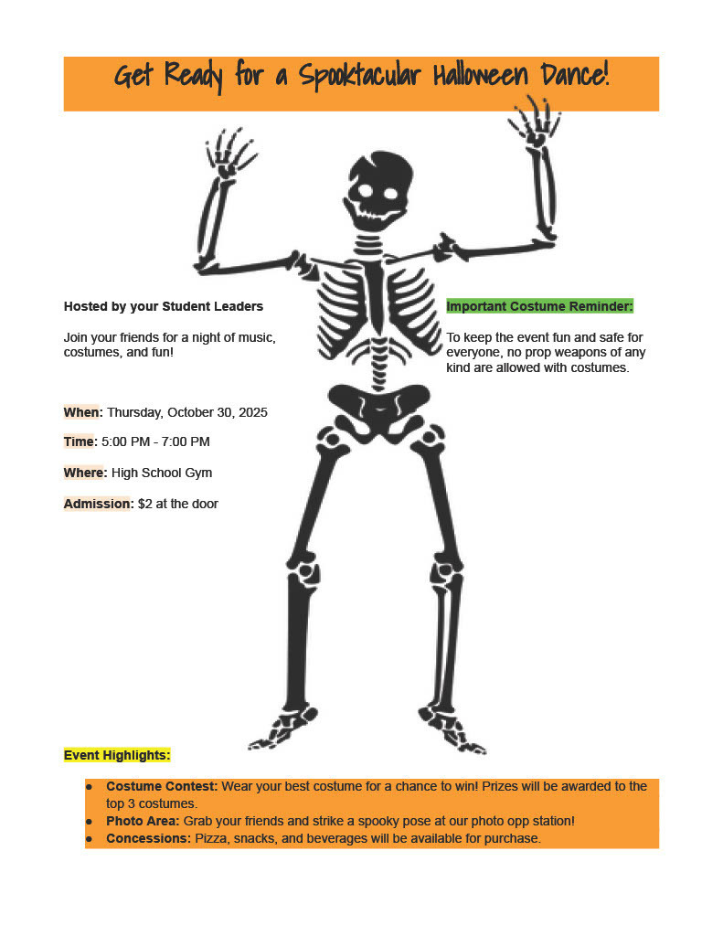 Halloween Dance Flyer