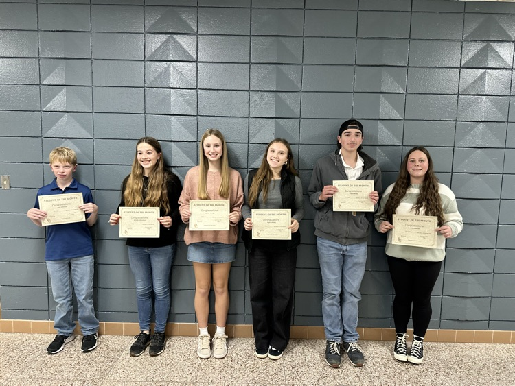 September Students of the Month