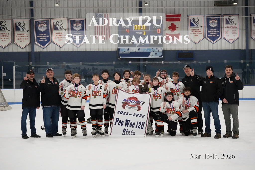 12U Hockey State Champions