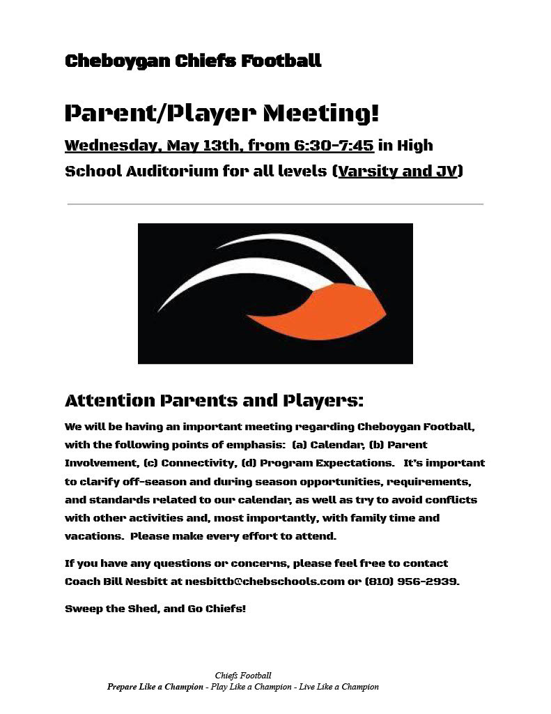 parent player meeting