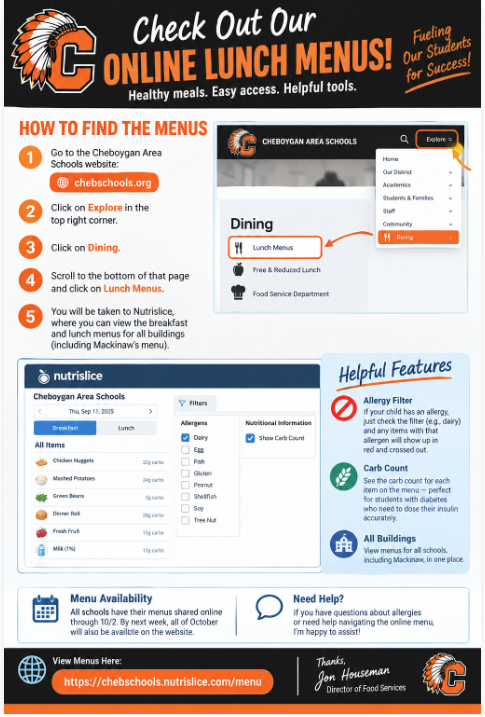 Lunch Menu Online