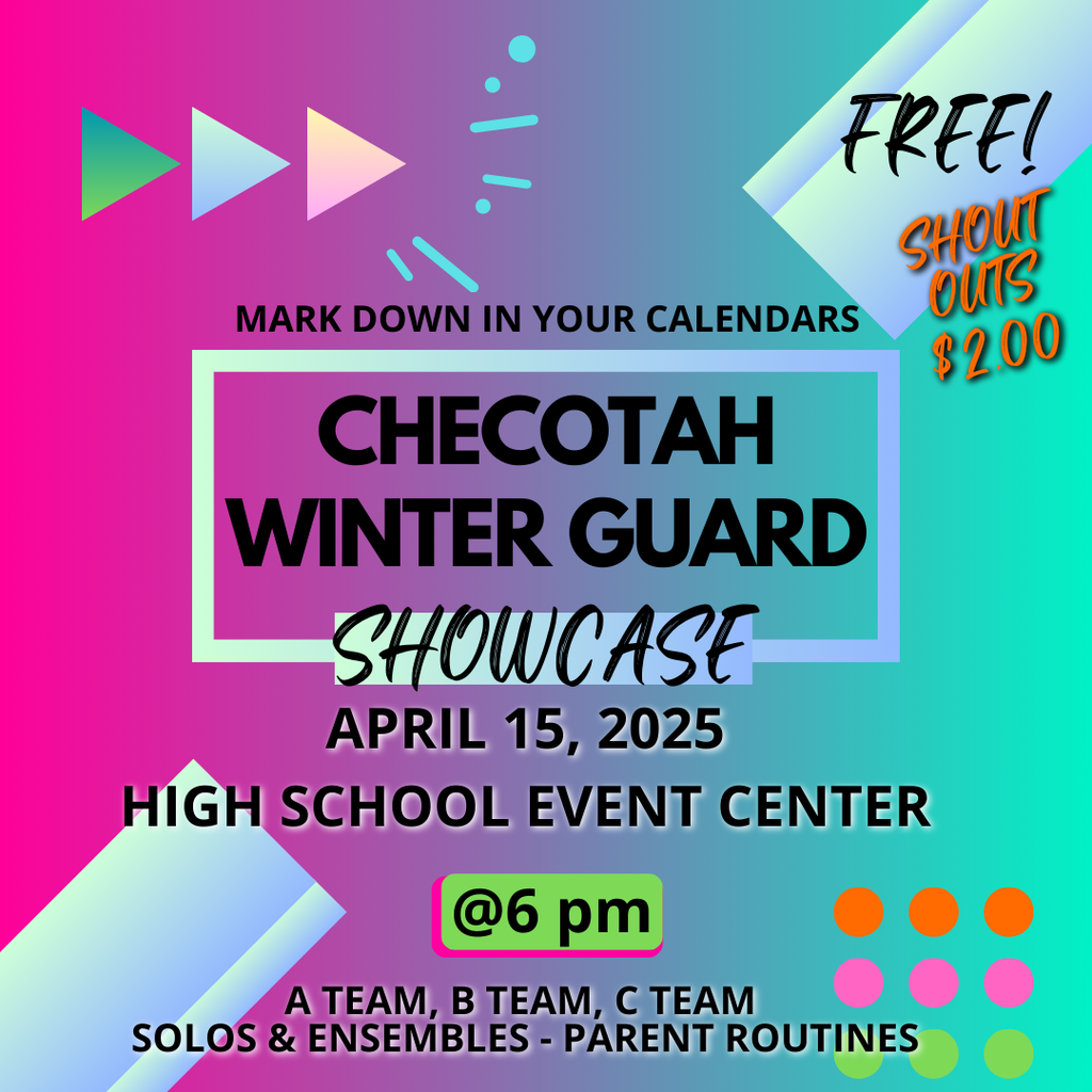 Winter Guard Showcase is April 15