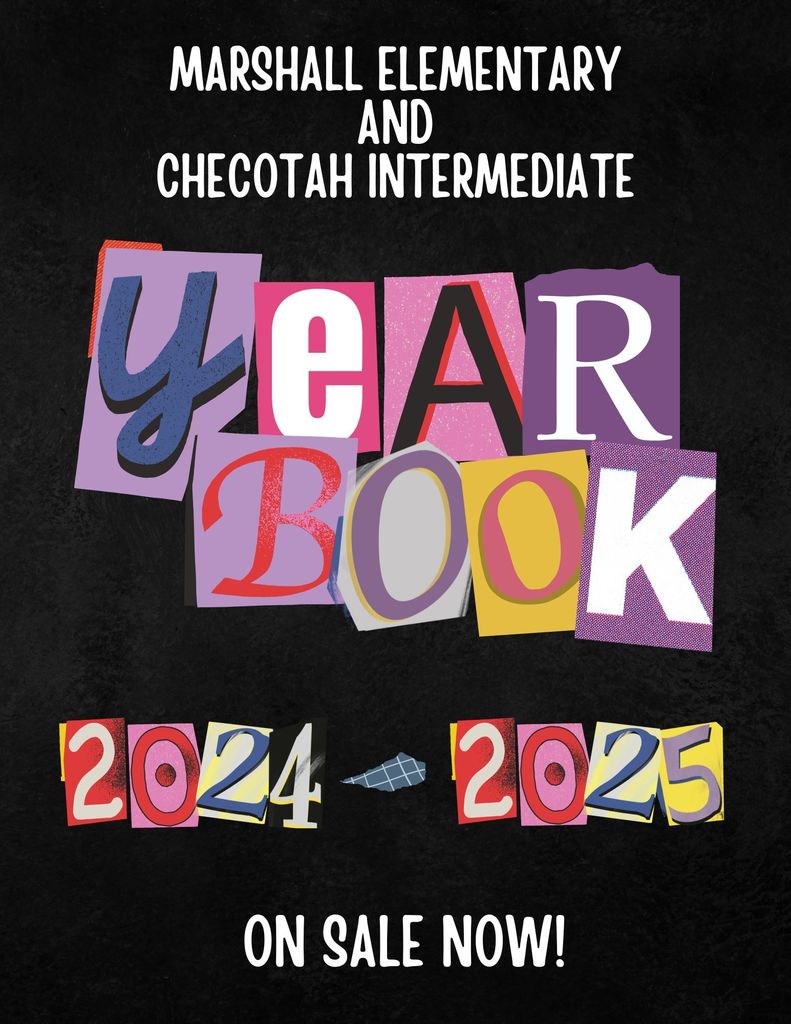 Black Purple Yellow Modern Cutout Yearbook Cover