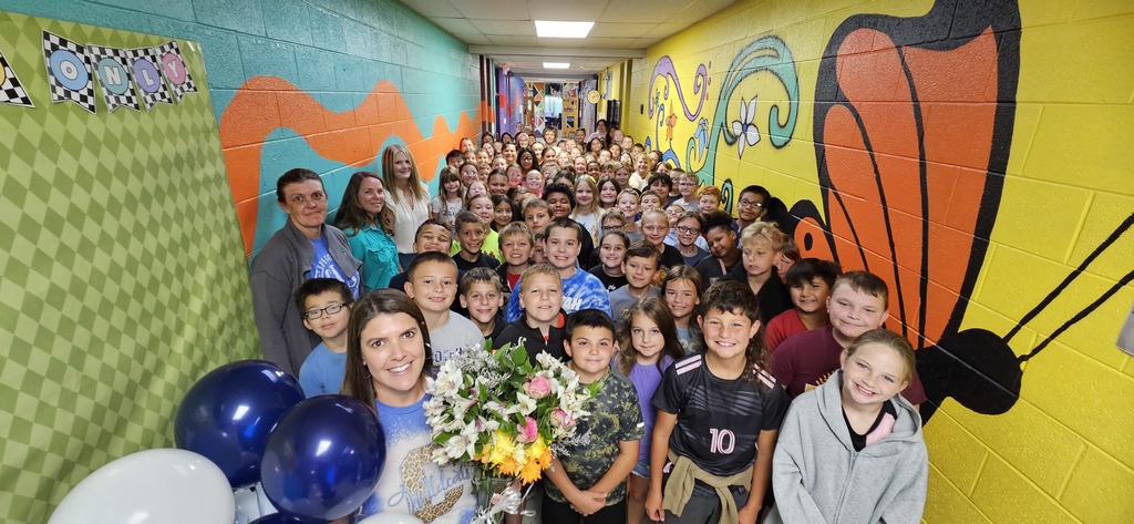 4th Grade with Mrs. Walker CIS Teacher of the Year 2025-2026