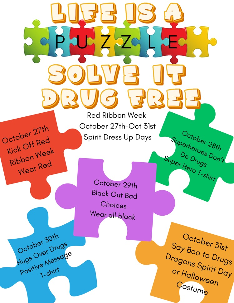 Red Ribbon Week dress up days 