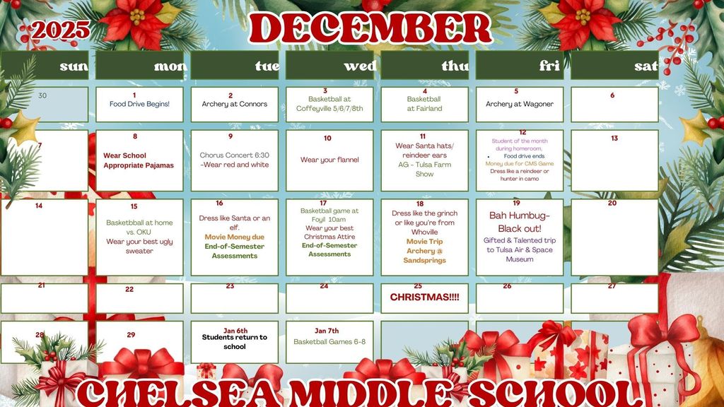 CMS December Calendar