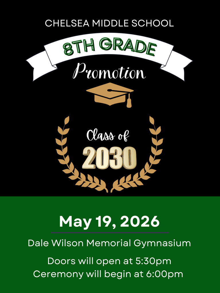 8th Grade Promotion - May 19, 2026 6:00pm