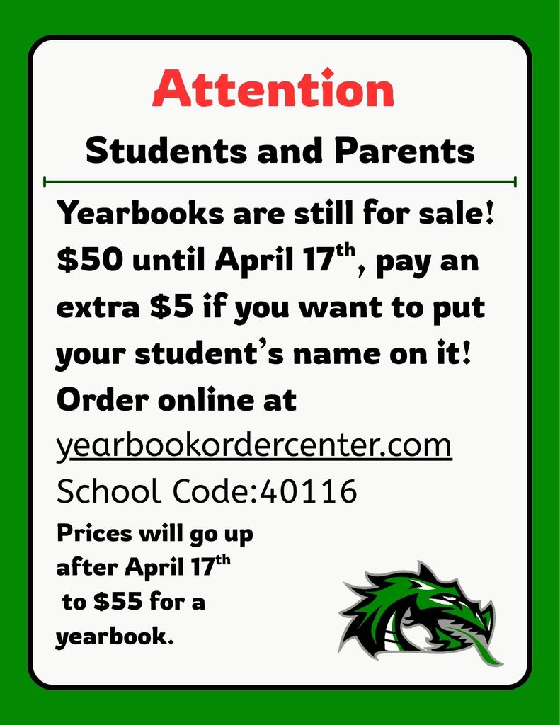 Yearbook order information