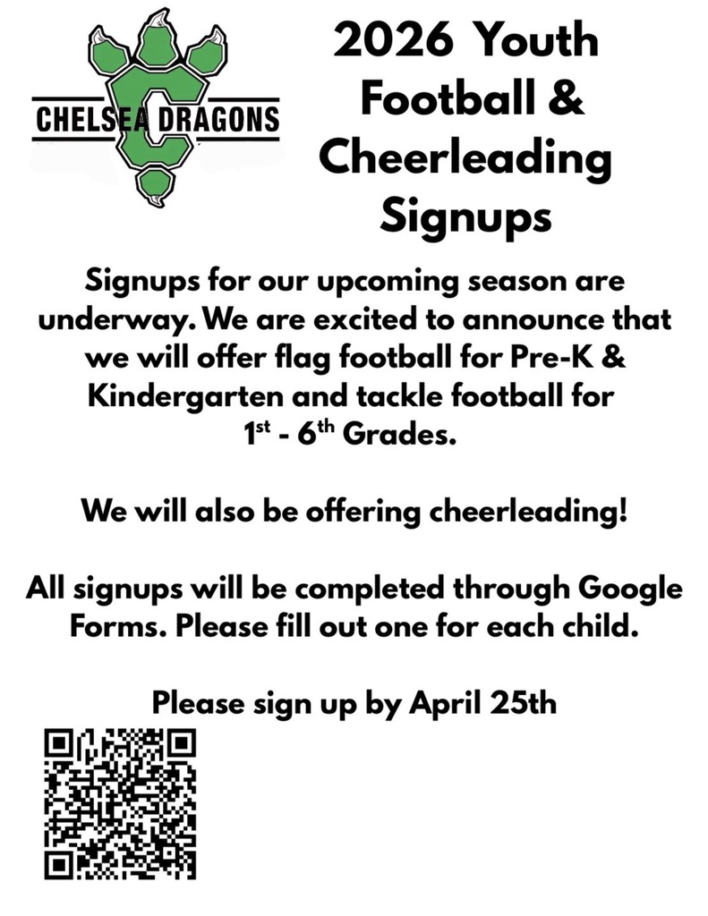2026 Youth Football & Cheerleading Signup Form
