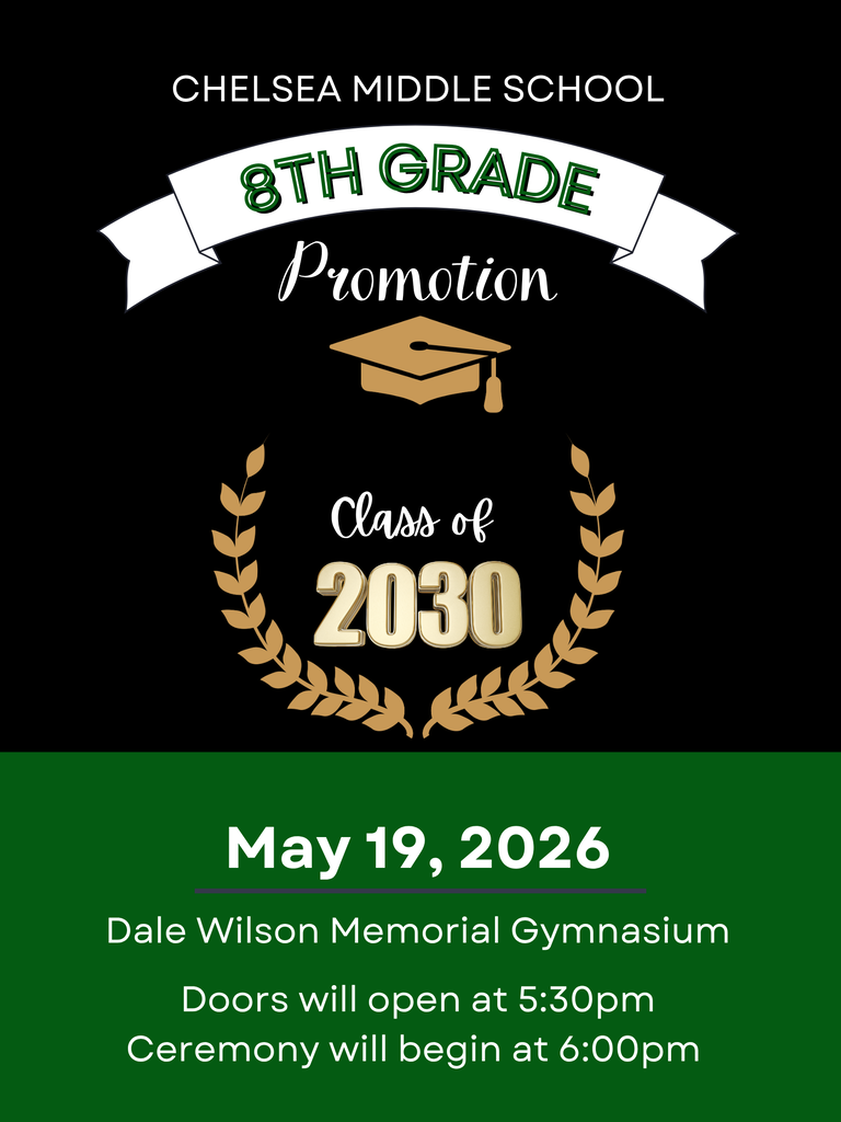 8th Grade Promotion 5-19-26 @ 6:00pm