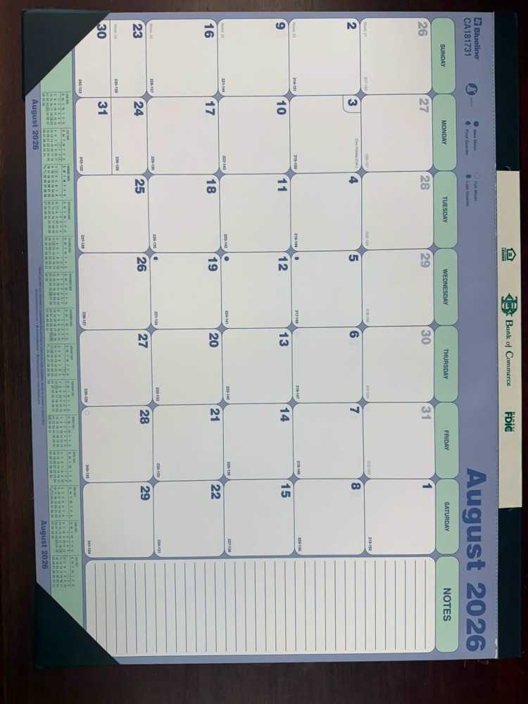 Desk Calendars